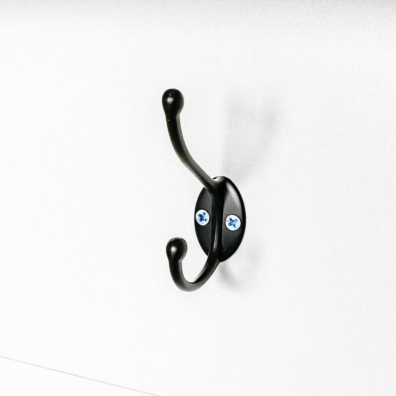 Modern Coat Rack with Bench and Shoe Storage 3 Hooks and Open Storage Space for Entryways, Hallways and Living Rooms