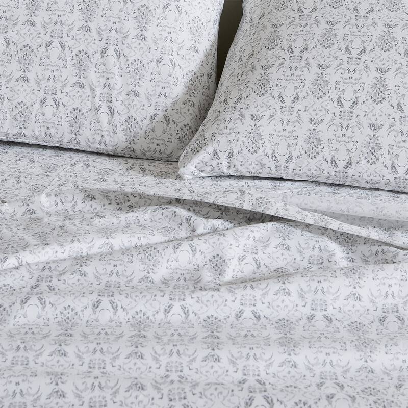 Patina Vie Maison Brushed Microfiber Floral Bloom Sheet Set