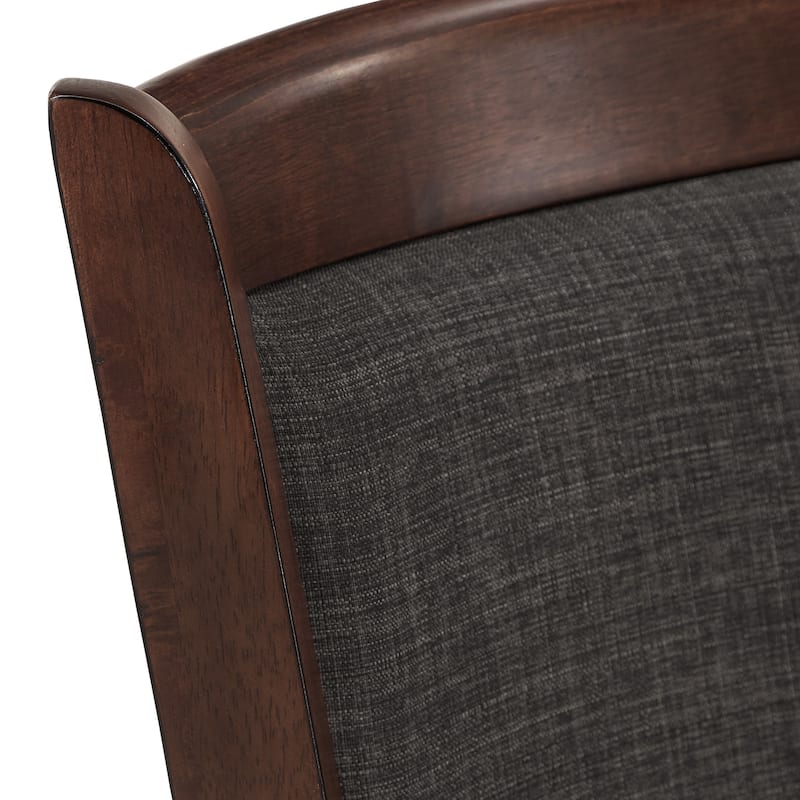 Verona Panel Back Linen Swivel 29-inch High Back Bar Stool by iNSPIRE Q Classic