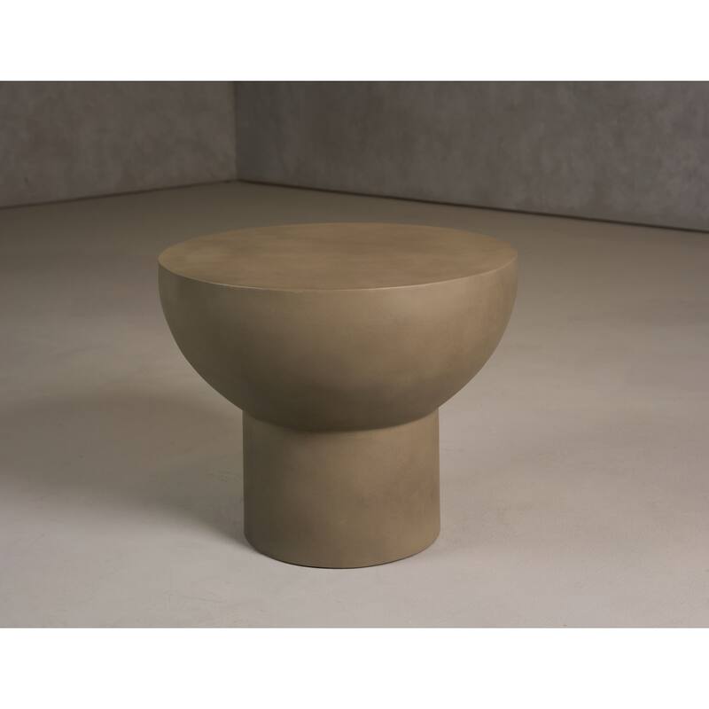 Modrest Fate Modern Grey Concrete End Table