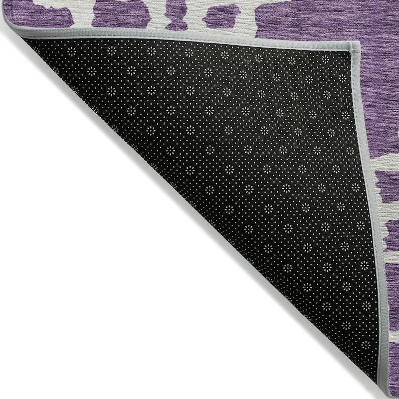 Machine Washable Indoor/ Outdoor Chantille Trellis Geo Rug