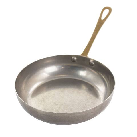 Gibson Home Normandie 5.5 Inch Stainless Steel Mini Frying Pan In Silver and Gold