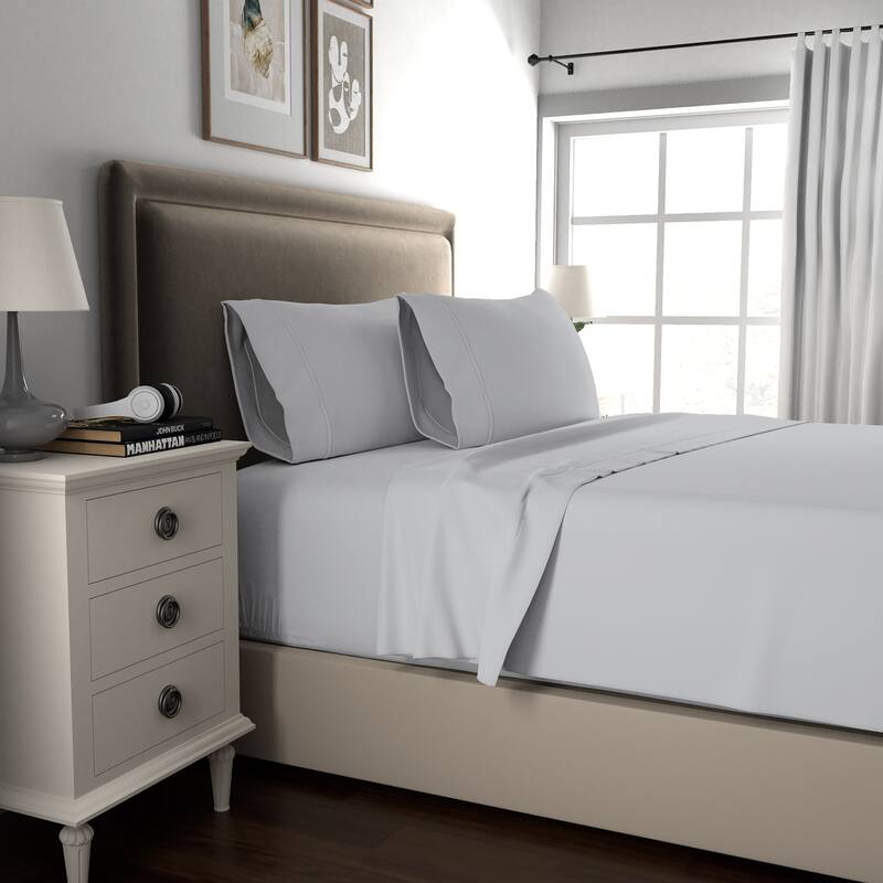 Color Sense 600TC Wrinkle-Resistant Cotton-Rich Sheet Set