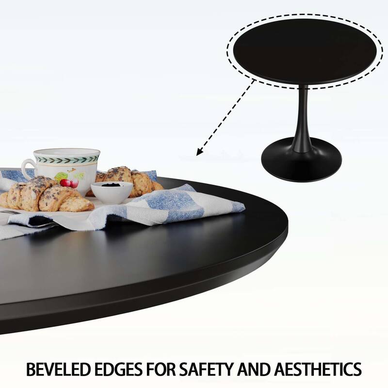 Round Dining Table,Perfect for Small Spaces and Modern Interiors