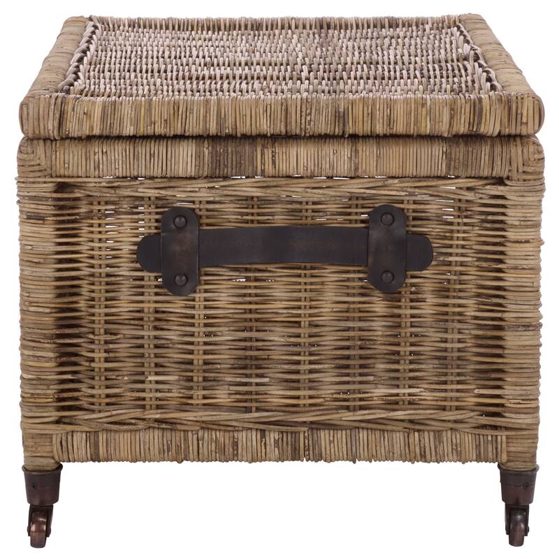 SAFAVIEH Home Sanaki Storage Bin - 24"W x 18"D x 15"H