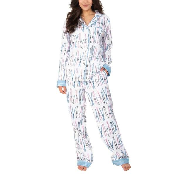 Shop Munki Munki Women 2 Piece Pj Flannel Pajama Sleep Set