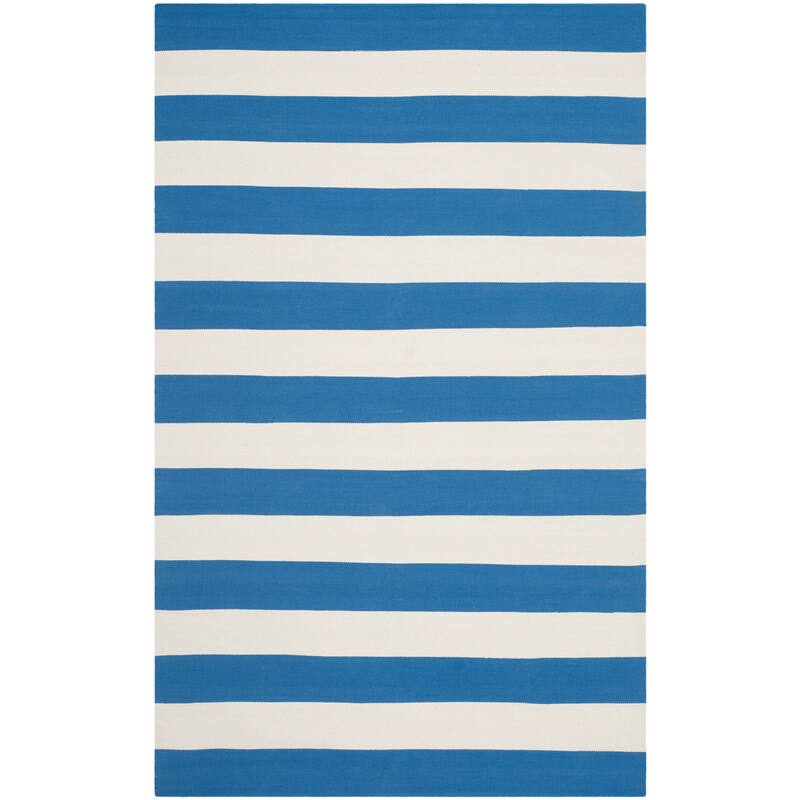SAFAVIEH Handmade Montauk Caspian Stripe Cotton Flatweave Rug