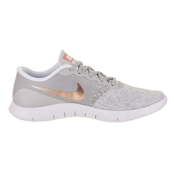 gray and gold nike shoes