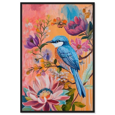 Spring Bird Canvas by Art Remedy
