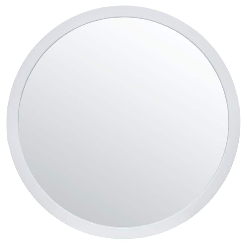 SAFAVIEH Mikaela 24-inch Round Mirror - White - 1Wx24Dx24H