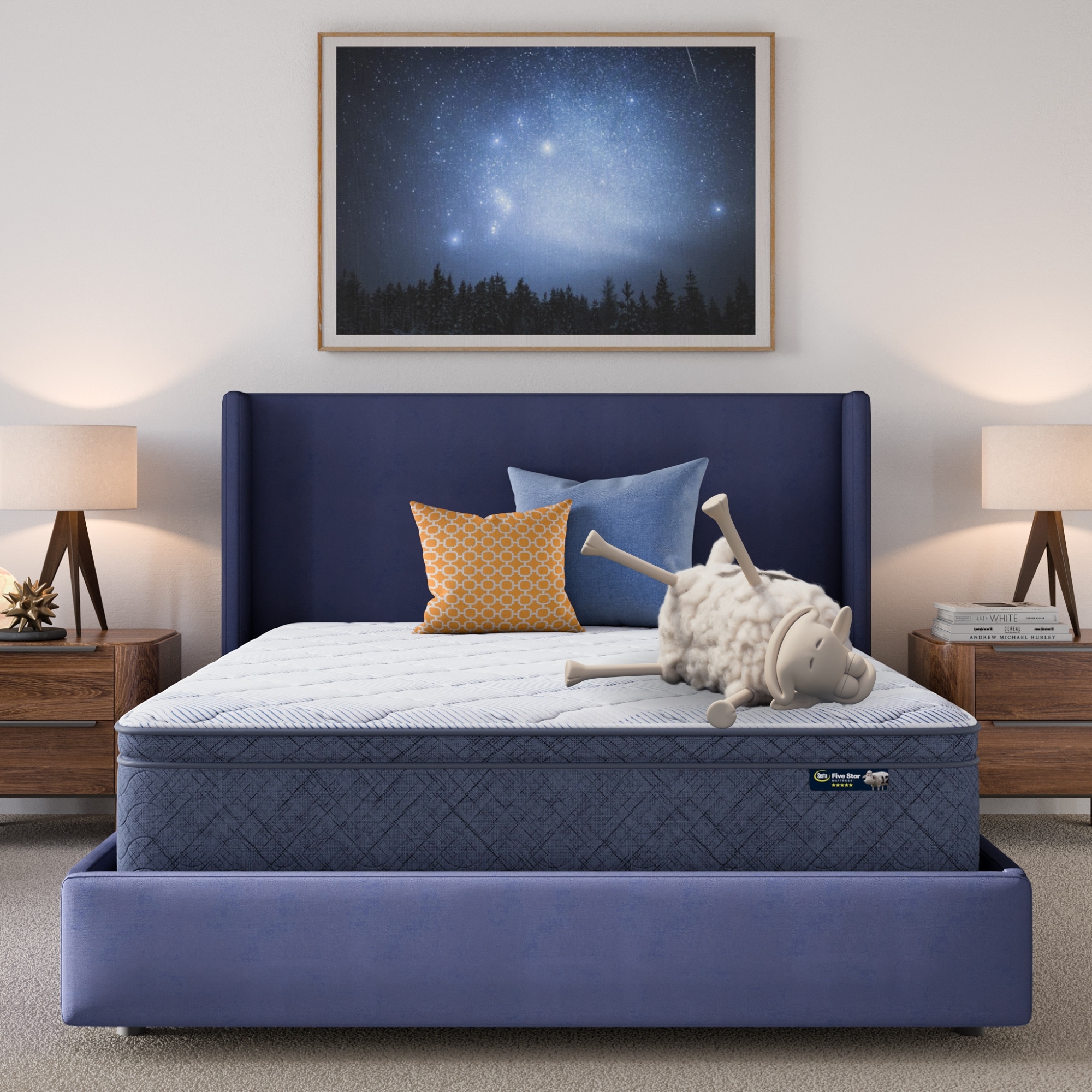 Serta Five Star Mattress Sleep to Go 12" Plush Pillow Top Mattress in a Box