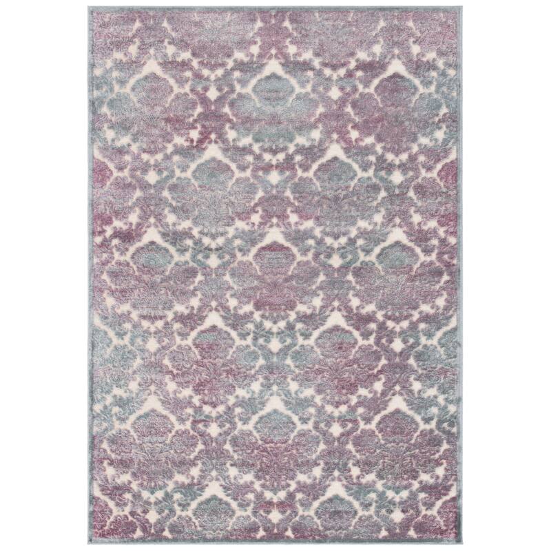 SAFAVIEH Paradise Arpita Boho Modern Viscose Rug - 5'3" x 7'6" - Grey/Multi - Rectangle