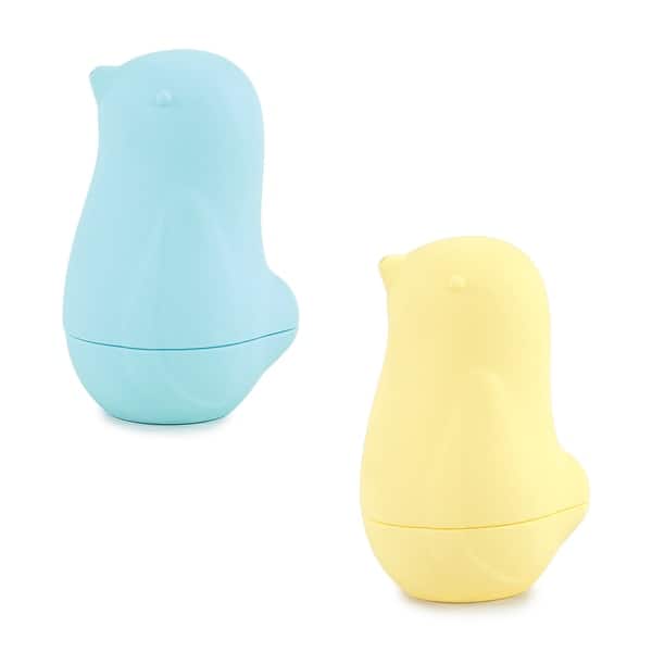 slide 1 of 1, Hudson Baby Silicone Bath Toy 2pk, Bird, One Size - Bird Bird