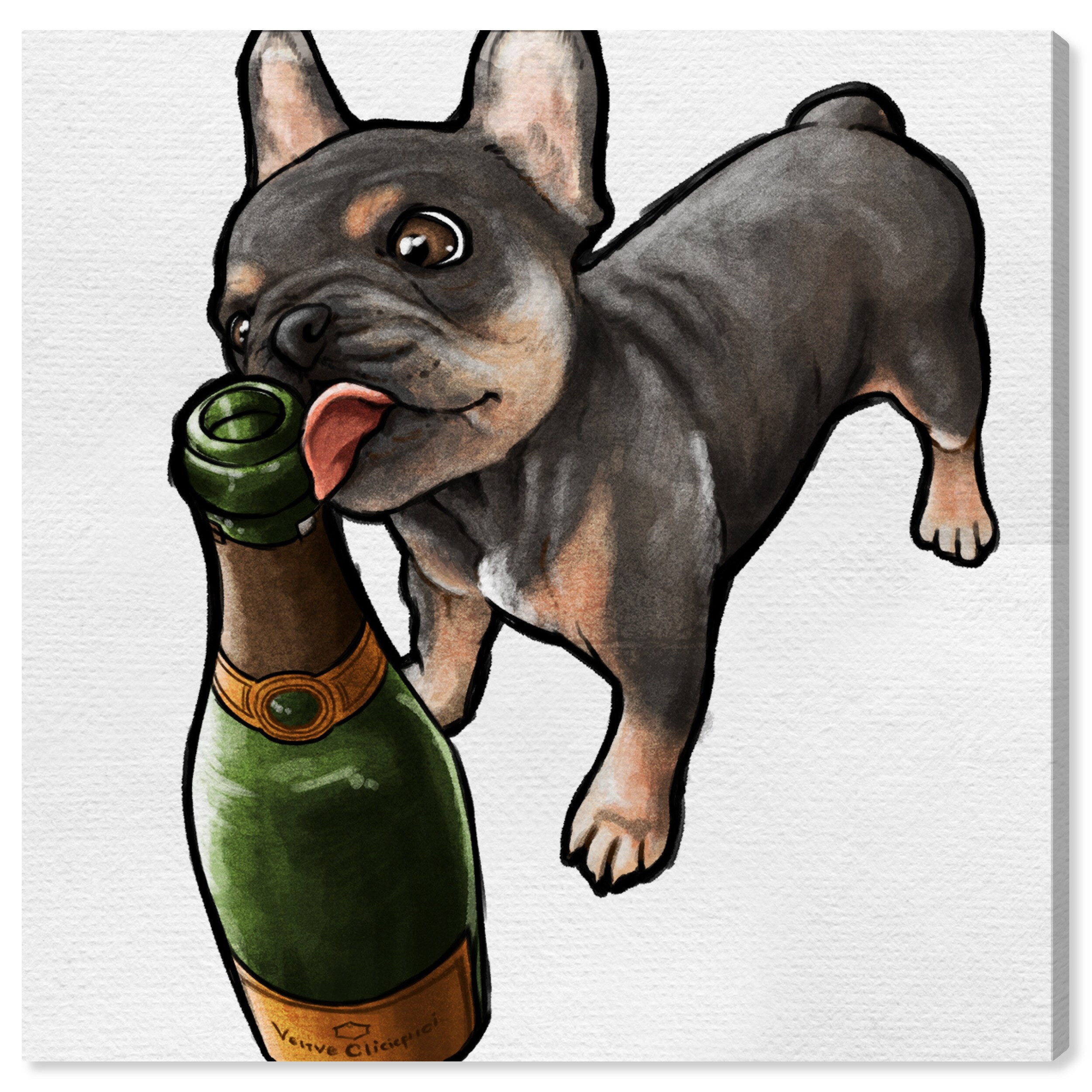新品 オリバーガル OliverGal Frenchie and Bubbly 新品 オリバーガル OliverGal Frenchie and Bubbly Oliver Gal Prints