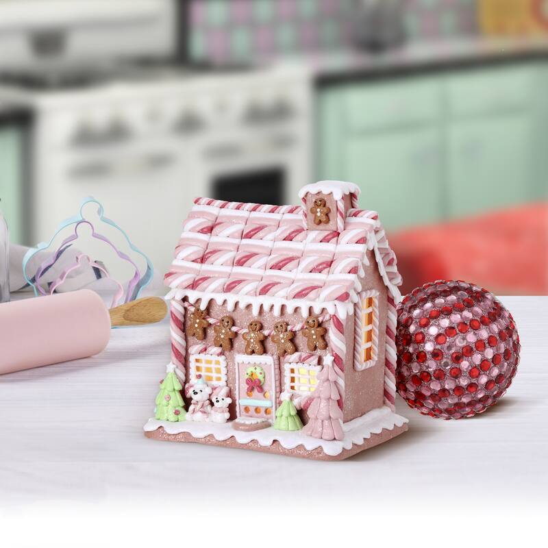 9"Led Marshmallow Treats House