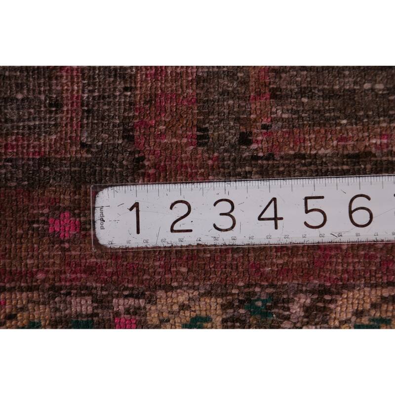 Hand Knotted Oriental 100% Wool Carpet Transitional Tribal Pink Anatolian Area Rug - 2' 6'' X 1' 8''