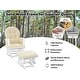 preview thumbnail 10 of 54, Ultimate Nursery Comfort - Glider and Ottoman Set with Reclining Cushion Chair, Rocker Chair with Padded Back and Armrests