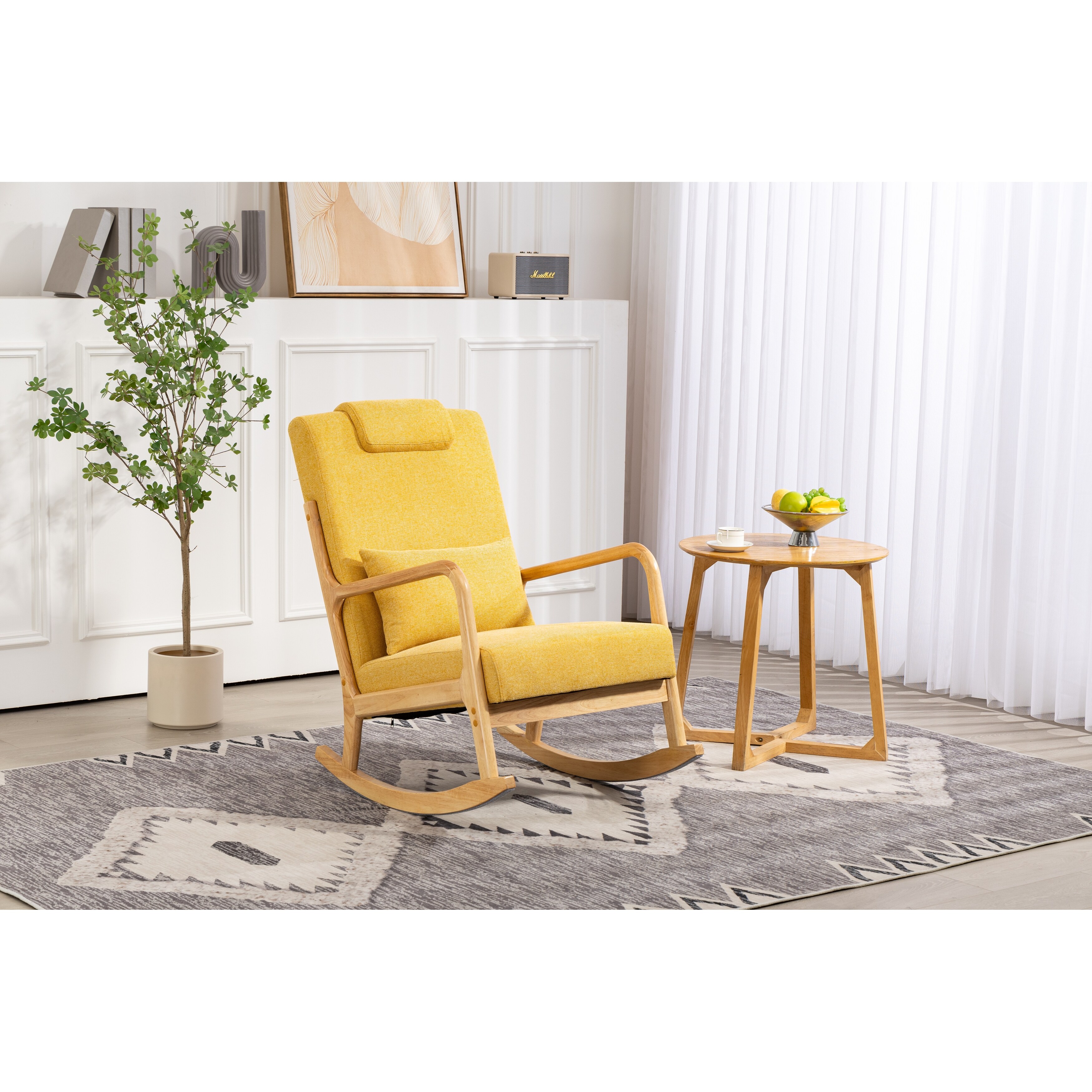 Yellow rocking chair nursery shop