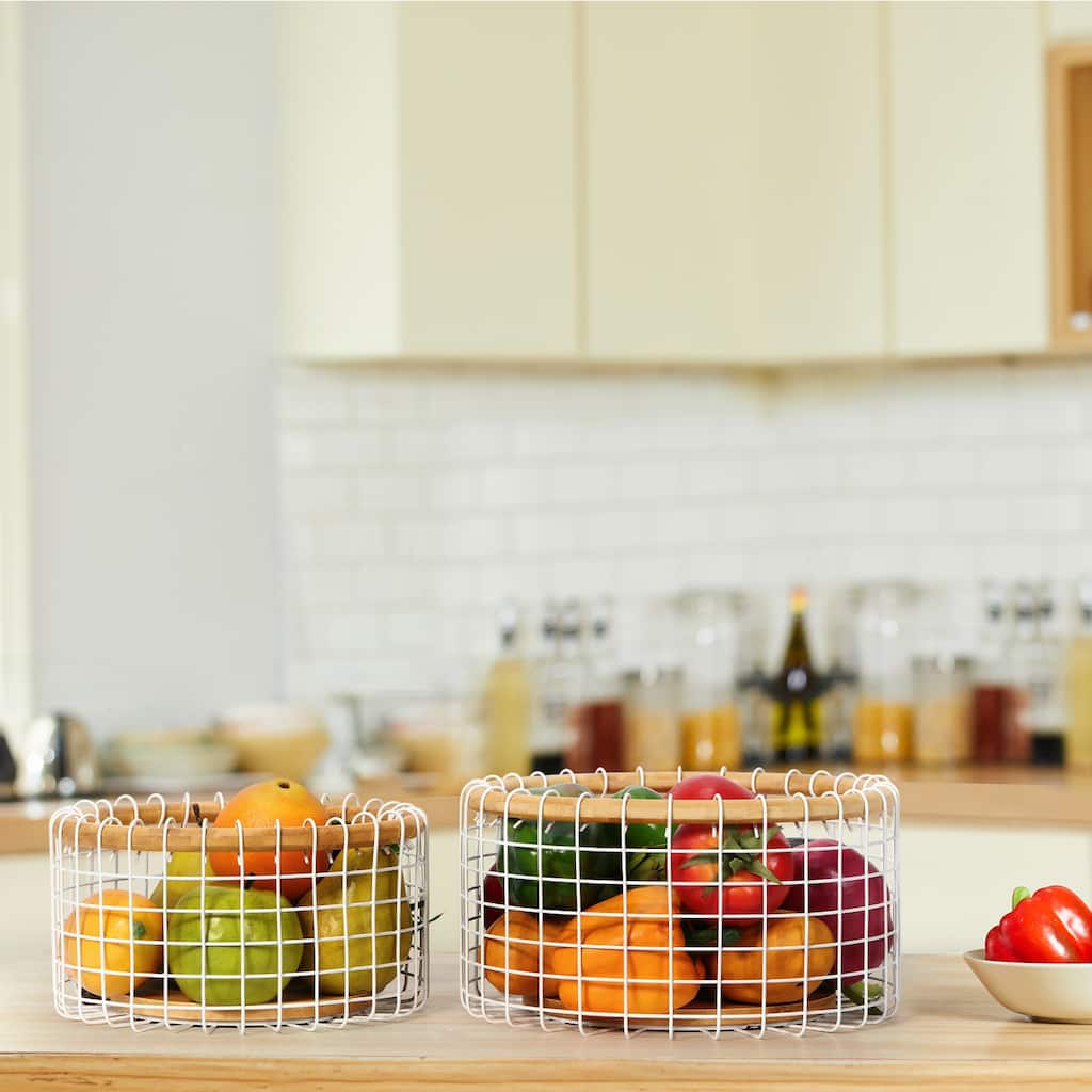 2 PCS Fruit Storage Basket