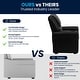 preview thumbnail 4 of 189, Contemporary Kids Recliner with Cup Holder and Headrest - 24"W x 21.5" - 36.5"D x 27"H