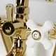 preview thumbnail 31 of 34, Kingston Brass Tub Wall Mount Clawfoot Tub Faucet with Hand Shower