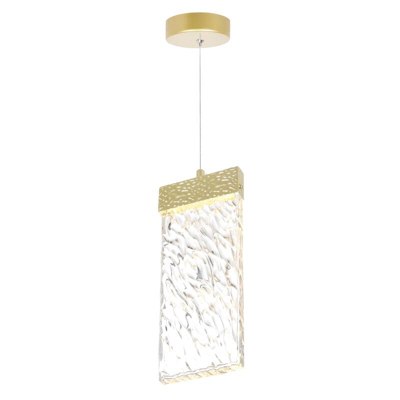 Carolina LED Pendant With Gold Leaf Finish - Gold Leaf
