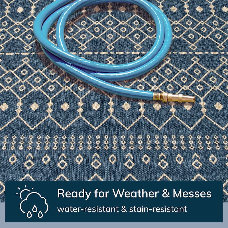 Well Woven Medusa Nord Indoor Outdoor Area Rug