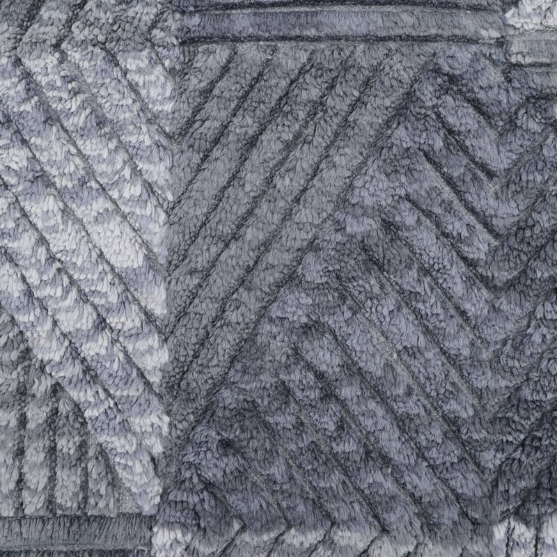 Overton Handmade Modern Contemporary Geometric Area Rug