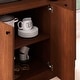 preview thumbnail 40 of 43, Living Skog Pantry Kitchen Microwave Storage Cabinet