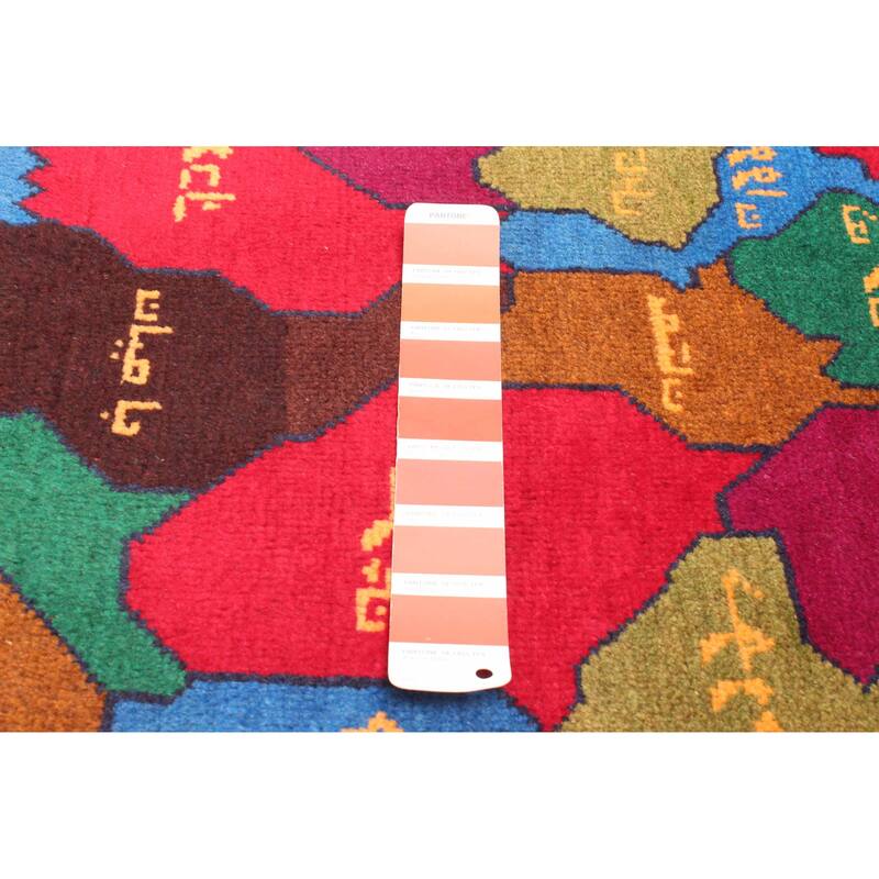 ECARPETGALLERY Hand-knotted Teimani Red Wool Rug - 2'9 x 4'10