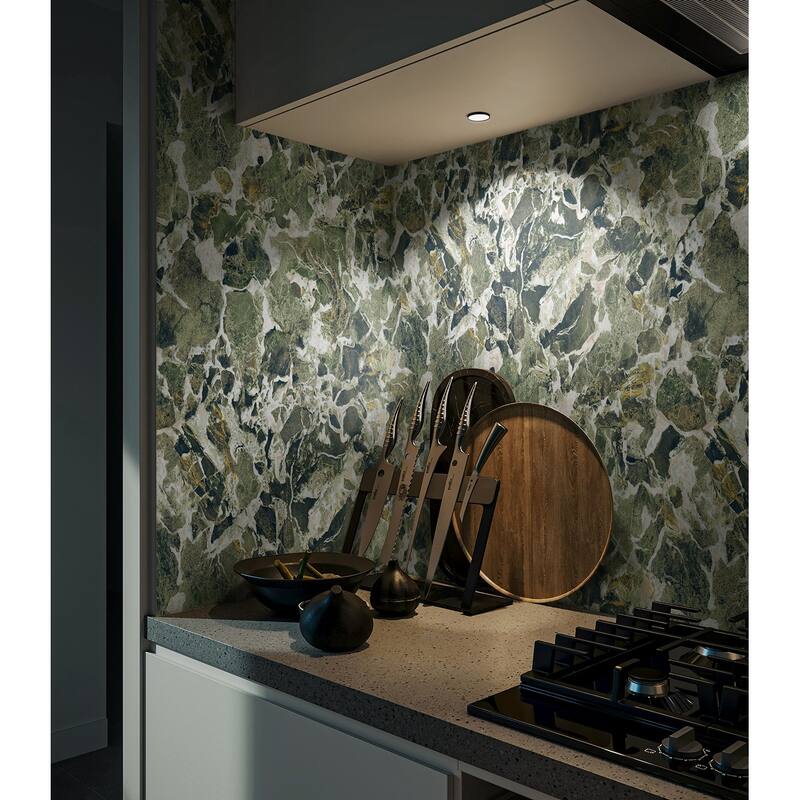 Harry & Grace Faux Stone Marble Peel and Stick Natural Wall Backdrop Panel