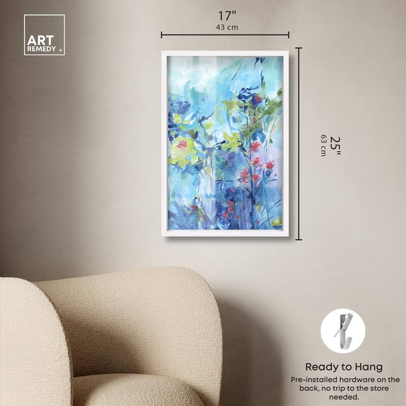 Heavenly Blue II Shadowbox by Art Remedy