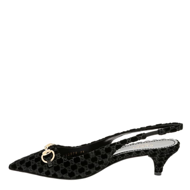 Gucci Horsebit Slingback Pumps