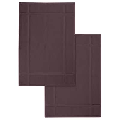 Luxurious Cotton 1350 GSM Bath Mats by Ample Decor- Pack of 2