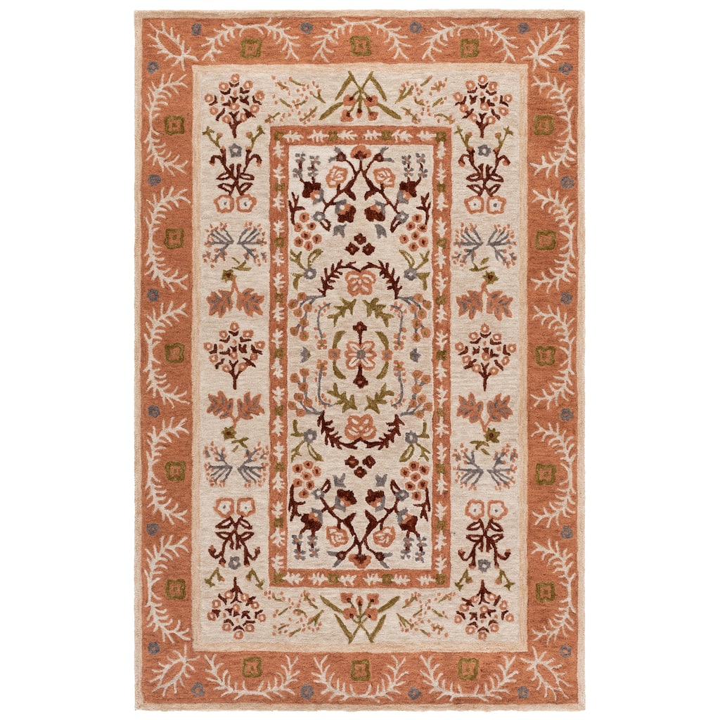 SAFAVIEH Handmade Anatolia Carlina Traditional Wool Rug