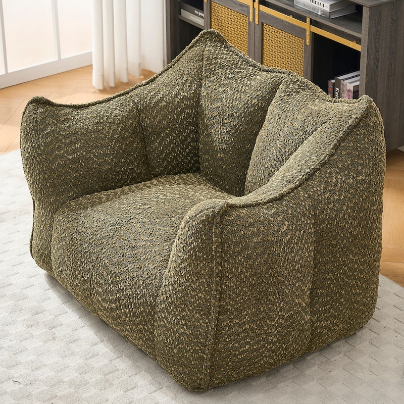 Lazy Bean Bag Chair with Arms for Living Room