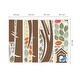 preview thumbnail 8 of 6, Walplus Sweet Birds Measurement Tree Wall Sticker Nursery Decor Decal
