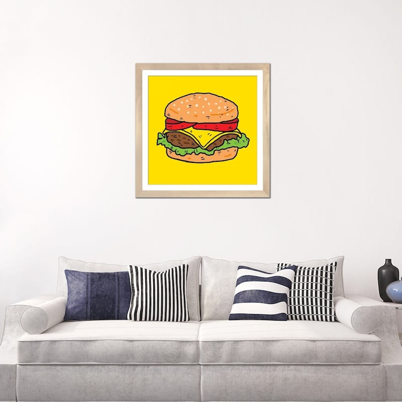 iCanvas "Burger" by Nick Cocozza