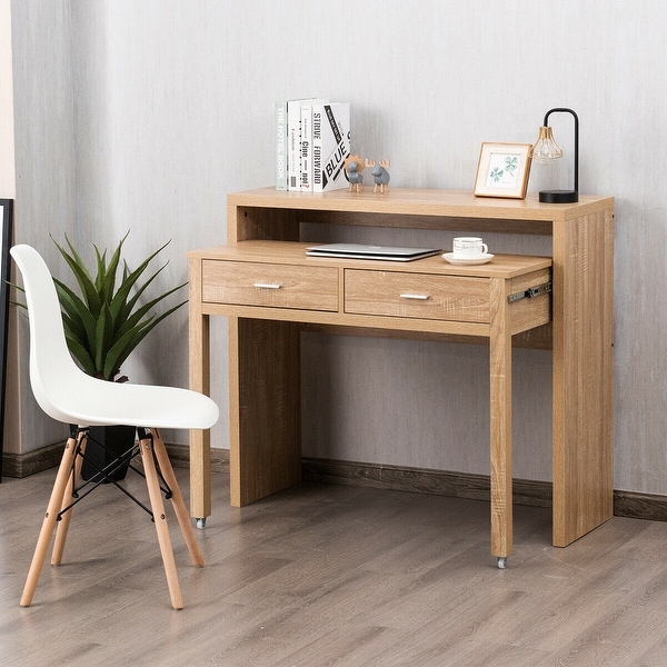 Pull out store writing desk