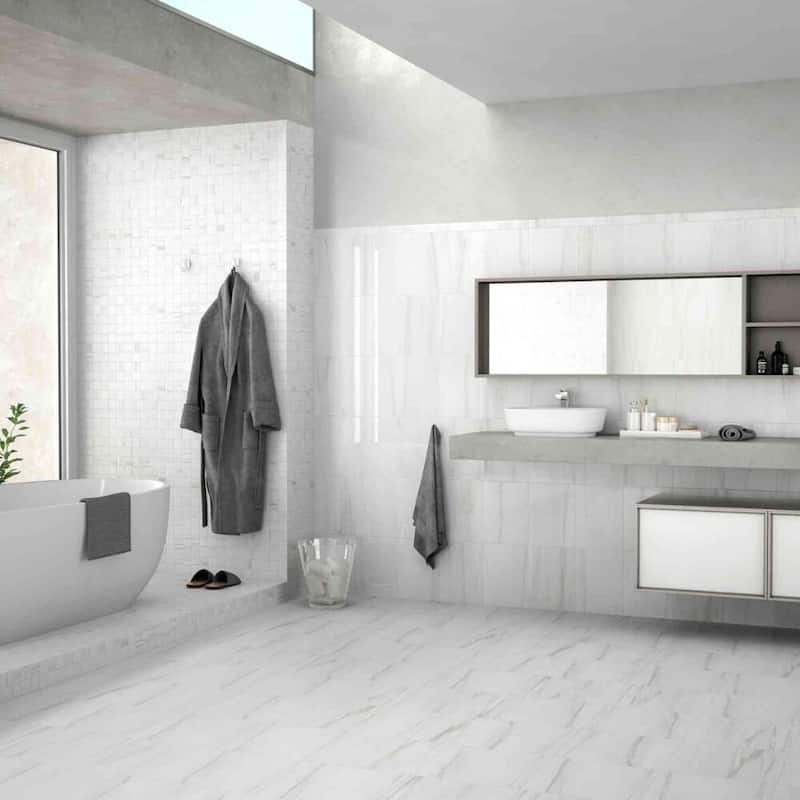 Soho 13x13 Matte Marble Look Porcelain Tile - Floor, Wall, Backsplash