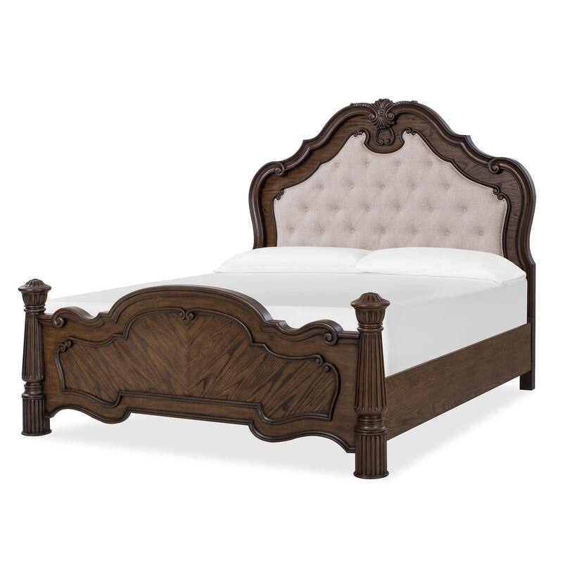 Nicole Ornate Upholstered Bedroom Set