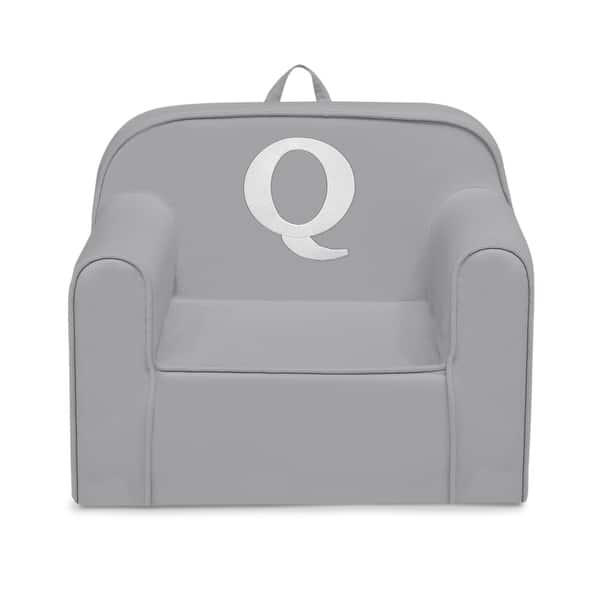 slide 2 of 4, Delta Children Personalized Monogram Cozee Chair - Customize with Letter Q