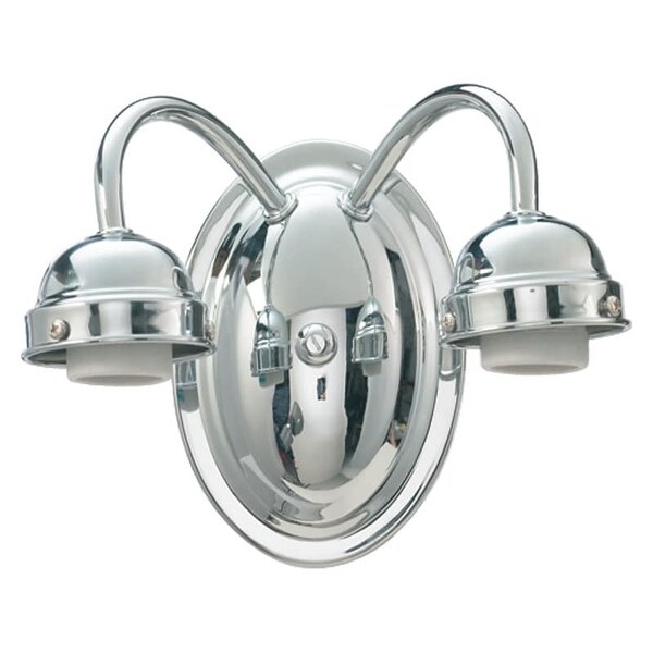 Quorum International 5403-2-0 2 Light Bathroom Vanity Light