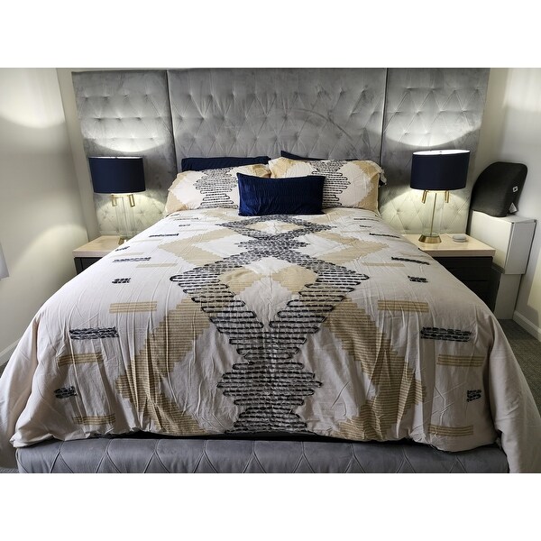 INK+IVY Arizona Yellow Cotton Comforter Set - Overstock ...