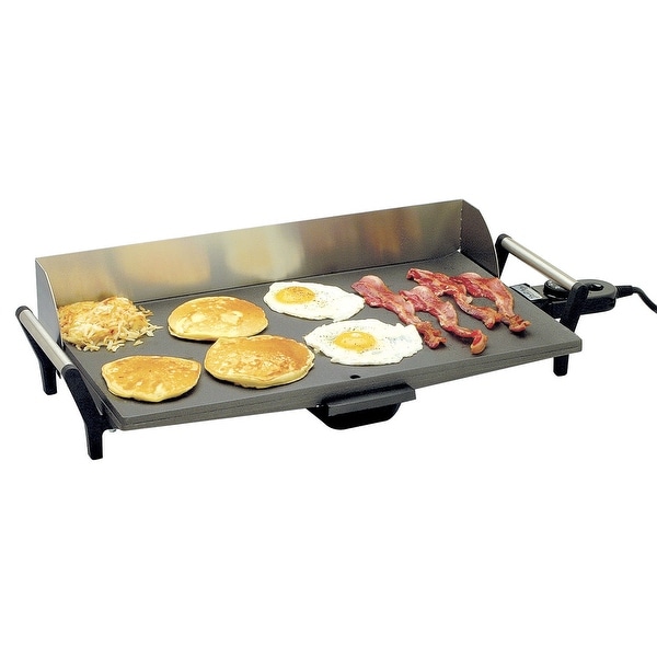BroilKing PCG-10 Professional NonstickGriddle with Stainless Handles & Backsplash, Gray. Opens flyout.