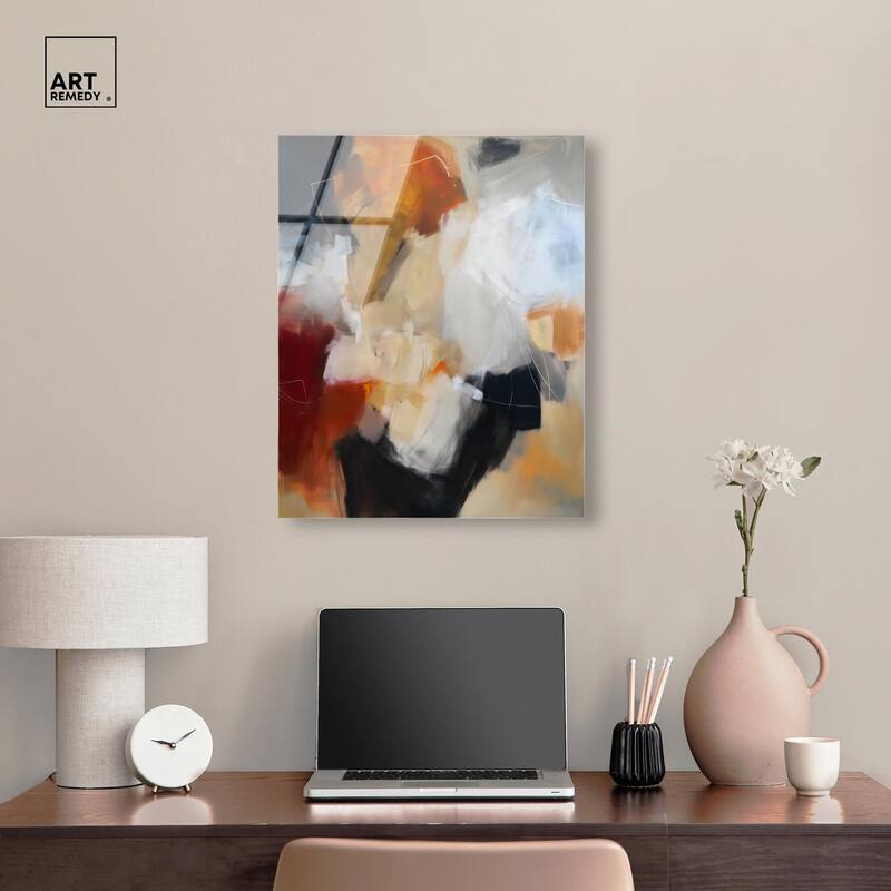 Earth and Fire II Acrylic by Art Remedy, Ready to Hang