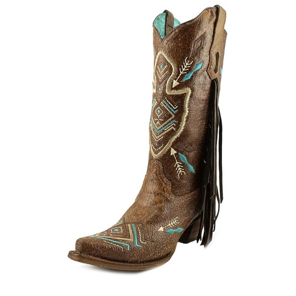 Corral A3310 Women Pointed Toe Leather Brown Western Boot