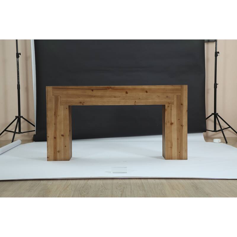 62.99-Inch Farmhouse Entryway Table for Foyer, Hallway