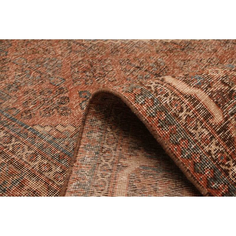 ECARPETGALLERY Hand-knotted Antalya Vintage Copper Wool Rug - 7'0 x 10'1