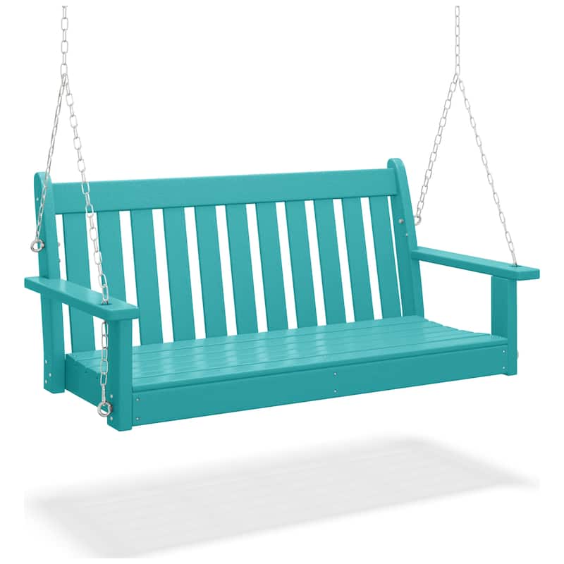 Laguna Outdoor Patio 51 Inch Traditional Hanging Porch Swing